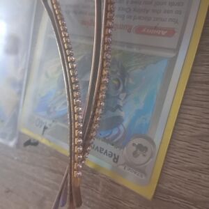 Gold and Silver Rhinestone Hair Clip